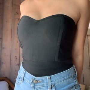 black corset top